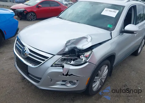 2010 Volkswagen Tiguan Se from USA, damaged, VIN WVGAV9AX5AW001547